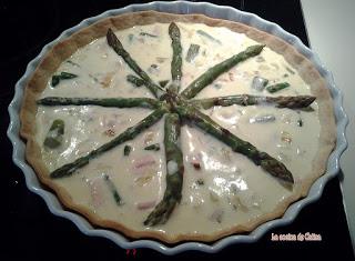 Quiche de espárragos