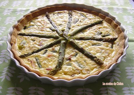 Quiche de espárragos