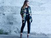 Bomber estampado tropical