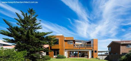 Residencia contemporánea casa de playa en Australia.