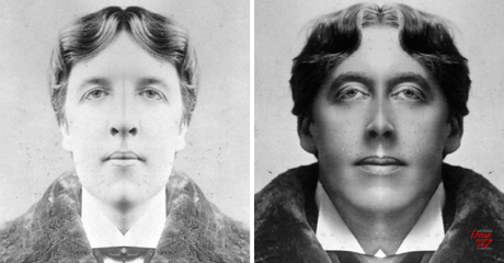 Cómo se vería la cara de Oscar Wilde si fuera simétrica