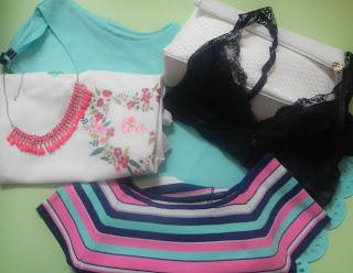 Haul de moda y complementos (blusas, body y un collar)