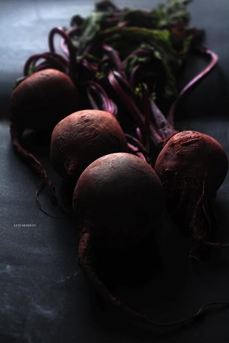 Cupcakes de chocolate negro y remolacha