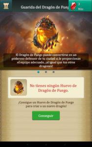 Dragons Of Atlantis conseguir Huevo de Fuego