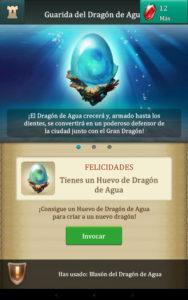 Dragons Of Atlantis conseguir Huevo de Agua