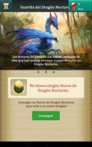 Dragons Of Atlantis conseguir Dragon Nocturno Adulto