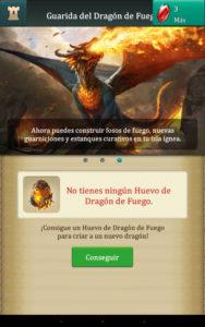 Dragons Of Atlantis conseguir Dragon de Fuego Adulto