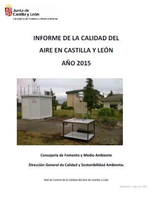 Calidad del Aire en Castilla y León: Informe Anual 2015