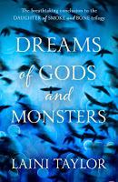 Trilogía Hija de humo y hueso, Libro III: Sueños de dioses y monstruos, de Laini Taylor