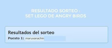 RESULTADO SORTEO | Set LEGO de Angry Birds y una Caja SMARTBOX de Bruguer
