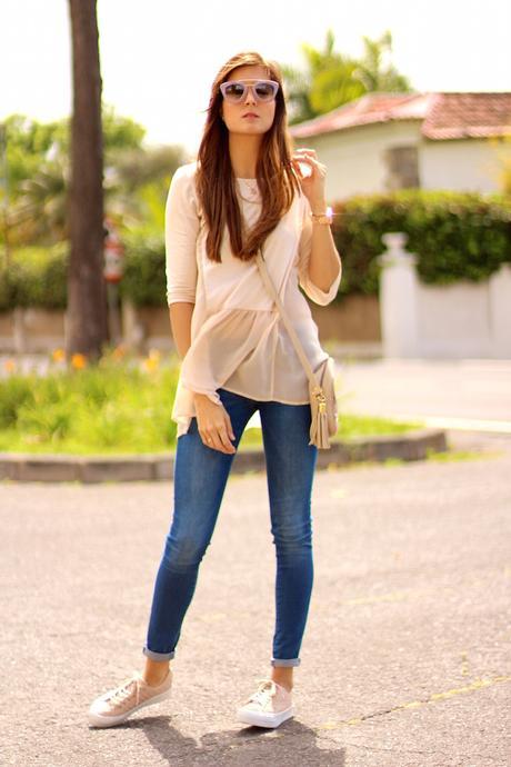 Apricot Blouse