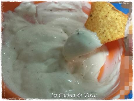 Salsa quesitos al microondas