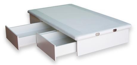 Cómo decorar y optimizar el espacio del dormitorio canapes-abatibles-cajones (1)