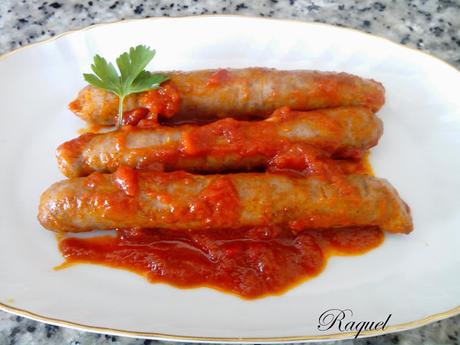 Salchichas con Tomate