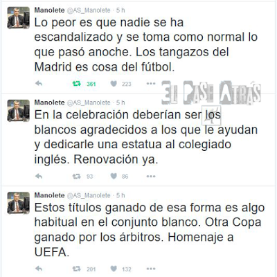 Algunas reacciones, en prensa, tras la undécima del Real Madrid #ComoEscuece