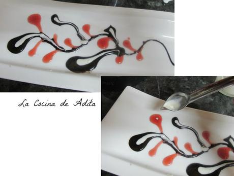 Tarta de crema de naranja, con merengue