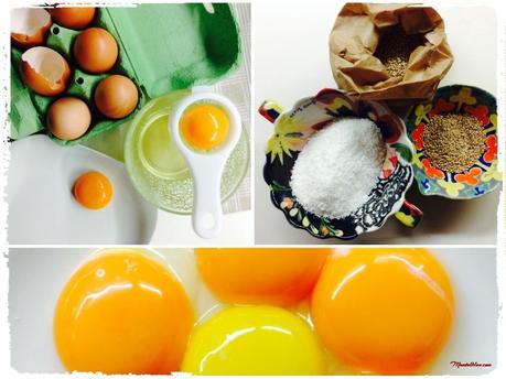 Bizcocho de coco y sésamo Ingredientes_Fotor