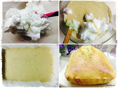 Bizcocho de coco y sésamo Elaboración_Fotor