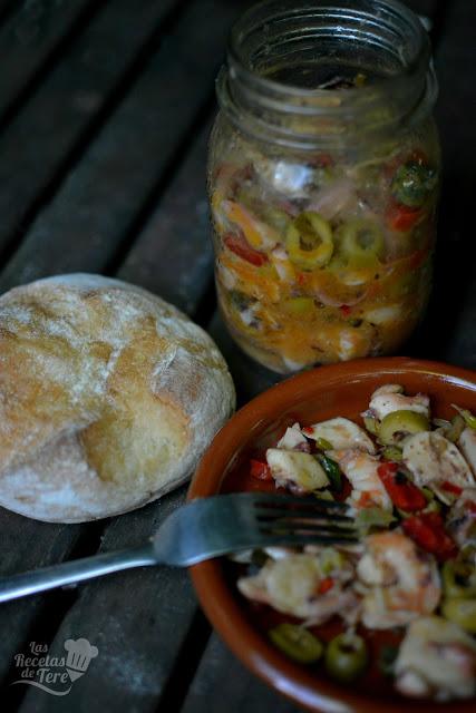 receta de salpicón de langostinos y rejos tererecetas 02