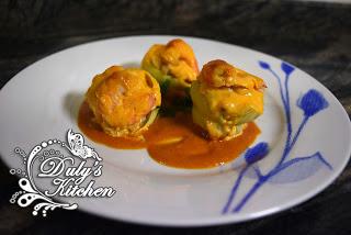 Alcachofas rellenas de marisco