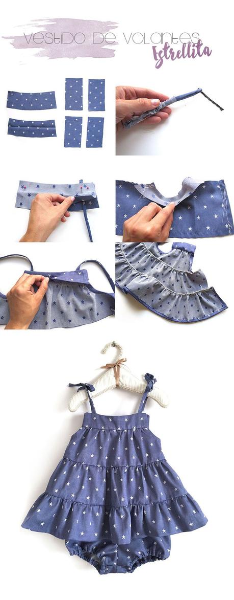 tutoriales de ropa de bebé de verano DIY