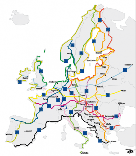 Europa estará conectada por carril bici en el año 2020