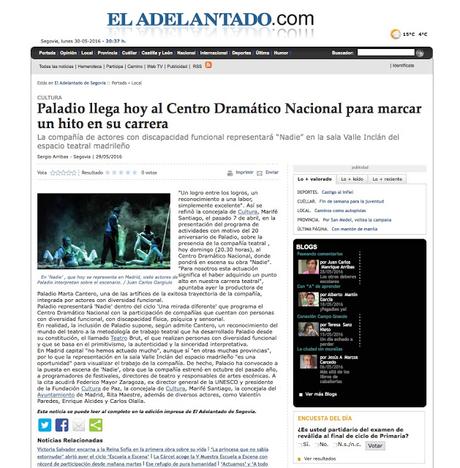 Nadie en el CDN, prensa, por manu medina