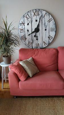 Reloj de madera DIY