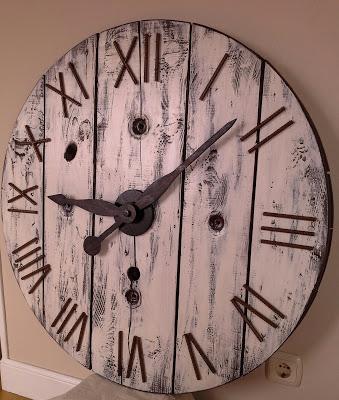 Reloj de madera DIY