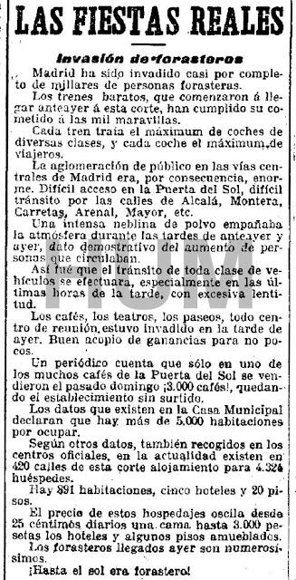 110 Aniversario de una boda trágica. Madrid, 1906