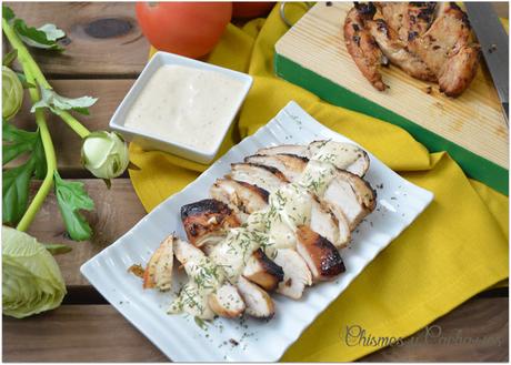 Pechuga de Pollo al grill con mayonesa al Px
