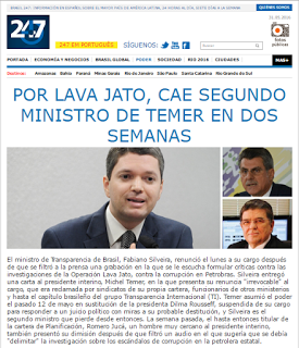 Lava Jato: confirma gobierno golpista en Brasil [+ video]