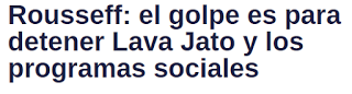 Lava Jato: confirma gobierno golpista en Brasil [+ video]