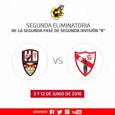 La UD Logroñés, segundo rival del Sevilla Atlético por el ascenso