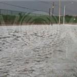 Granizo cae en la zona oriente de la capital
