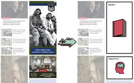 La nueva extensión de Google Chrome para Directores Creativos PORTFOLIO BANNERS-en_funcionamiento
