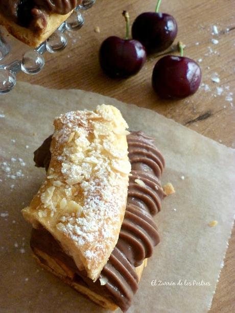 París Brest Chocolate y Cerezas