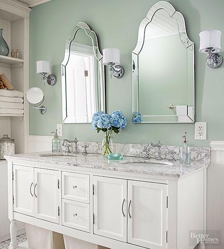 Un baño clásico CocoChic&Deco Dos lavabos Un baño clásico CocoChic&Deco