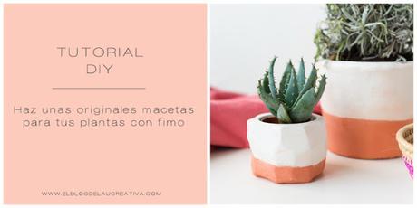 DIY | Haz unas originales macetas para tus plantas con fimo DIY | Haz unas originales macetas para tus plantas con fimo