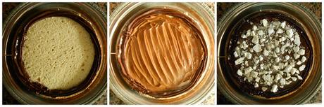 Tarta de limón, dulce de leche y chocolate
