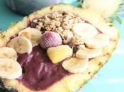 Açai piña pineapple bowl