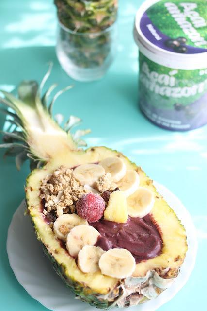 Açai bol piña - Açai pineapple bowl