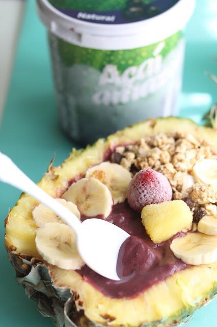 Açai bol piña - Açai pineapple bowl