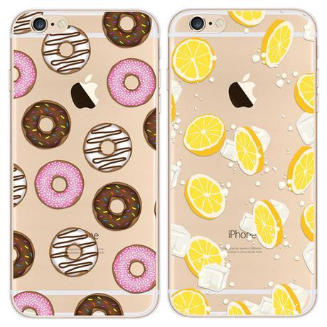 Deliciosos-Donuts-de-colores-de-hielo-de-limón-de-verano-fresco-funda-de-silicona-para-el