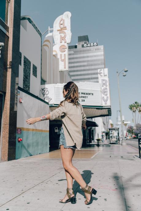 Levis_Shirt-GRLFRND_Denim-Chloe_Bag-Los_Angeles-Shorts-Outfit-Street_Style-Ray_Ban-Street_Style-Collage_Vintage-17