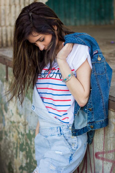 stripes tee