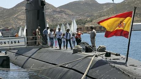 El submarino S-71, ‘Galerna’, participó en la operación “Active Endeavour” de la OTAN