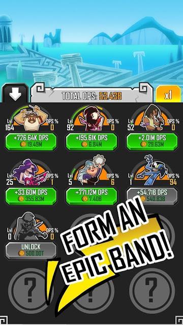 Rock Gods Tap Tour MOD APK Unlimited Money