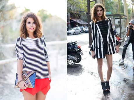 ¿Cómo usar bien las prendas de rayas?