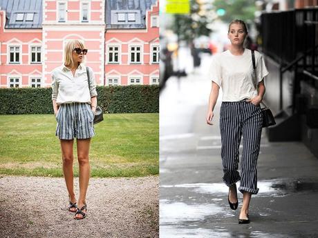 ¿Cómo usar bien las prendas de rayas?